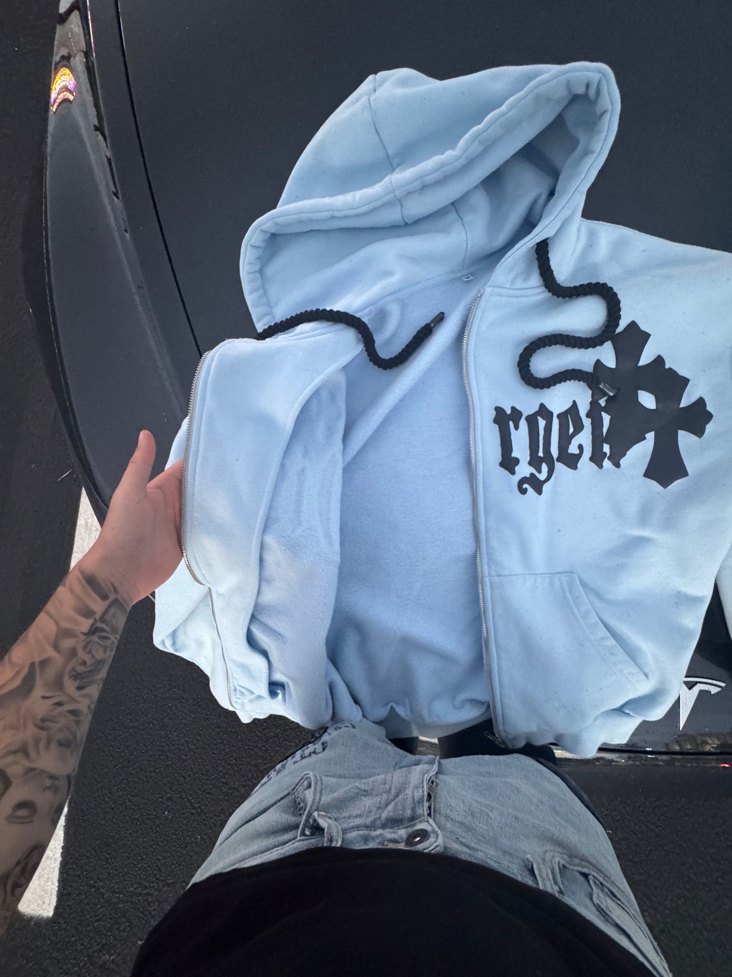 Light Blue Hoodie