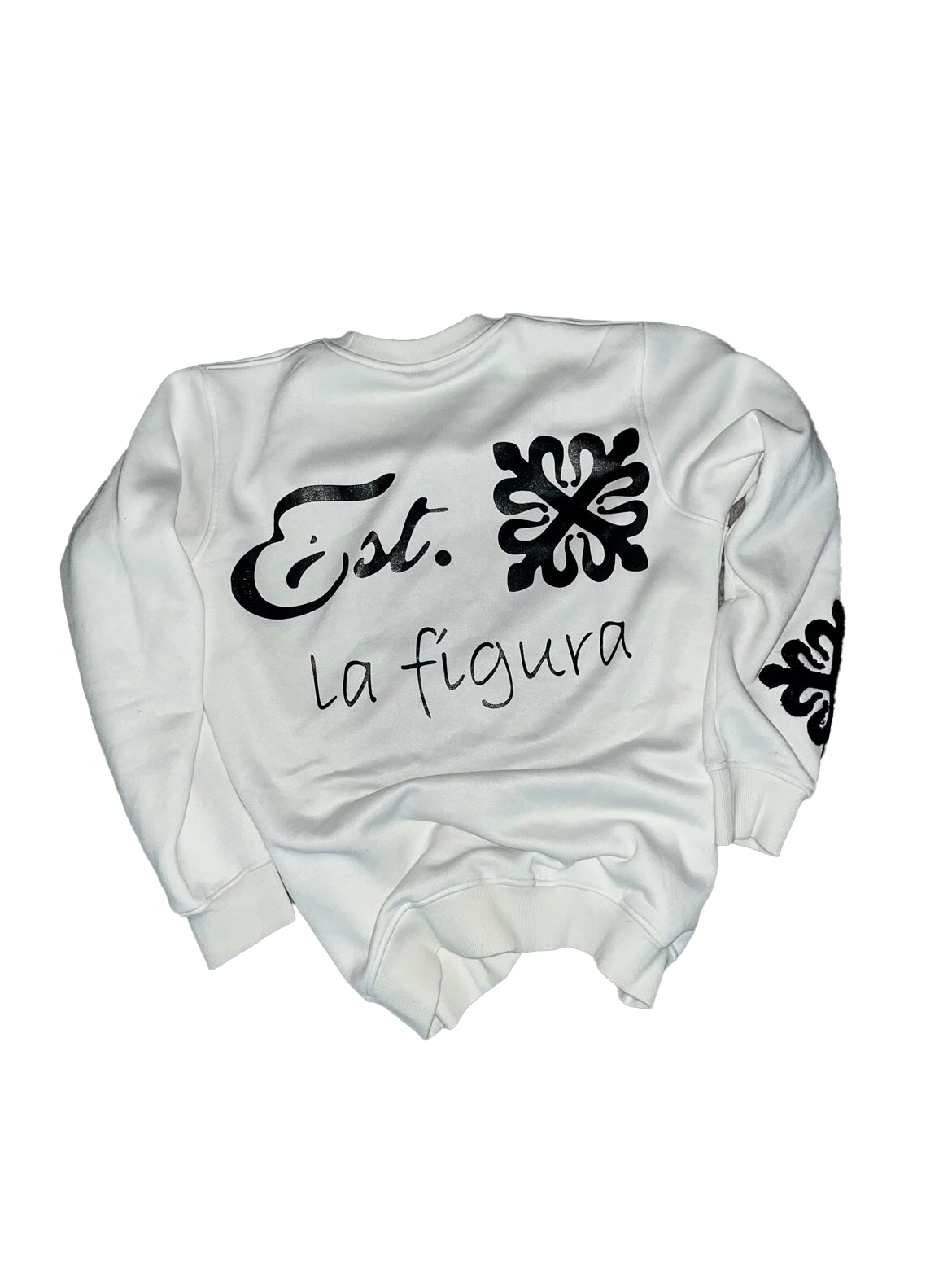 "La figura" White sweater