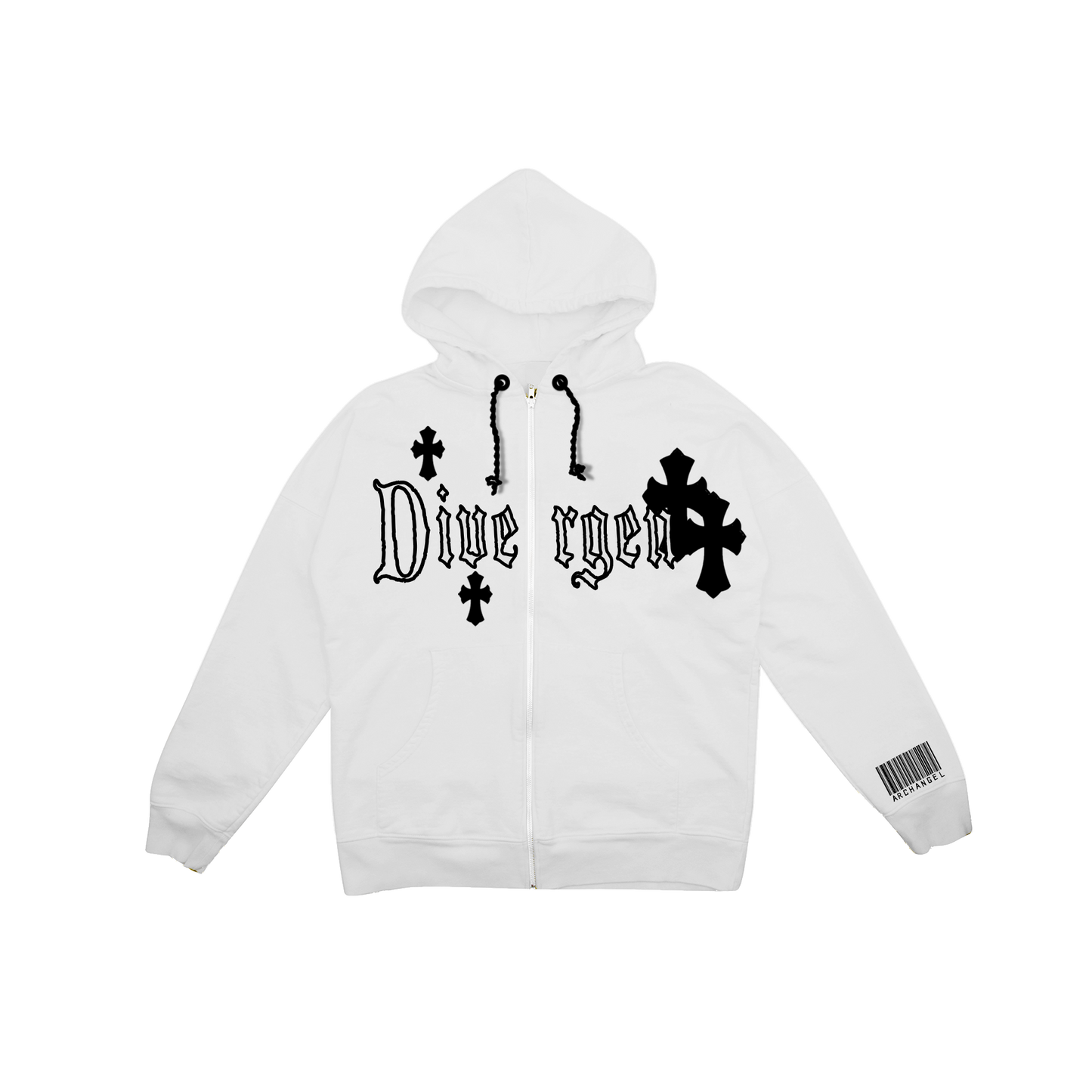 Reverse White Hoodie