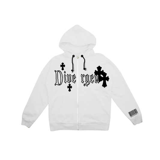 Reverse White Hoodie